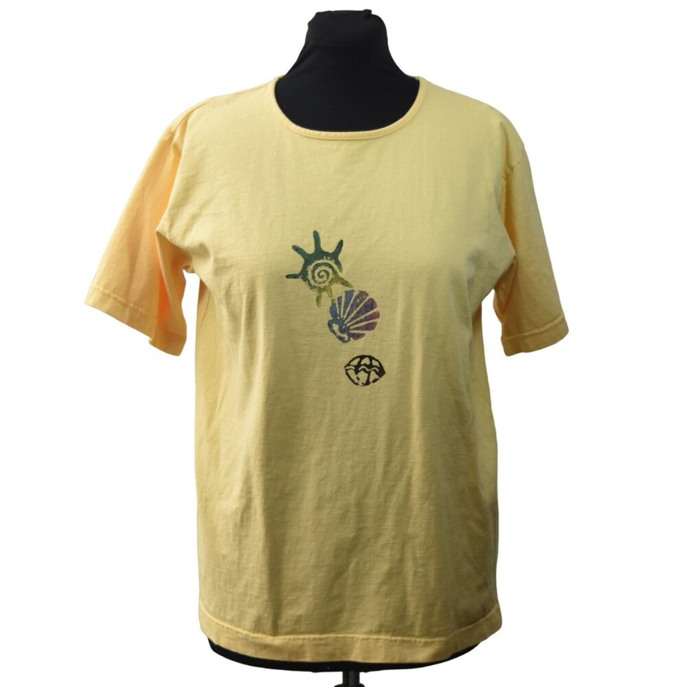 Vintage Designs Limited T Shirt Vest 2 Piece Set Womens M Stamped Beach Theme - Picture 3 of 13